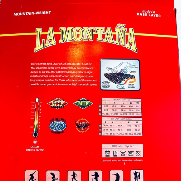 NWT HOT CHILLY PANEL ZIP BASE LAYER TOP - Picture 4 of 5